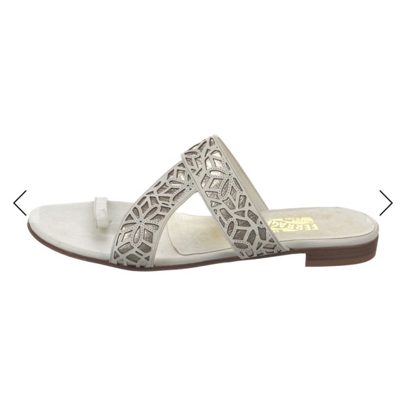 Salvatore Ferragamo Shoes - Ferragamo Leather Sandals Size 9.5 Wide